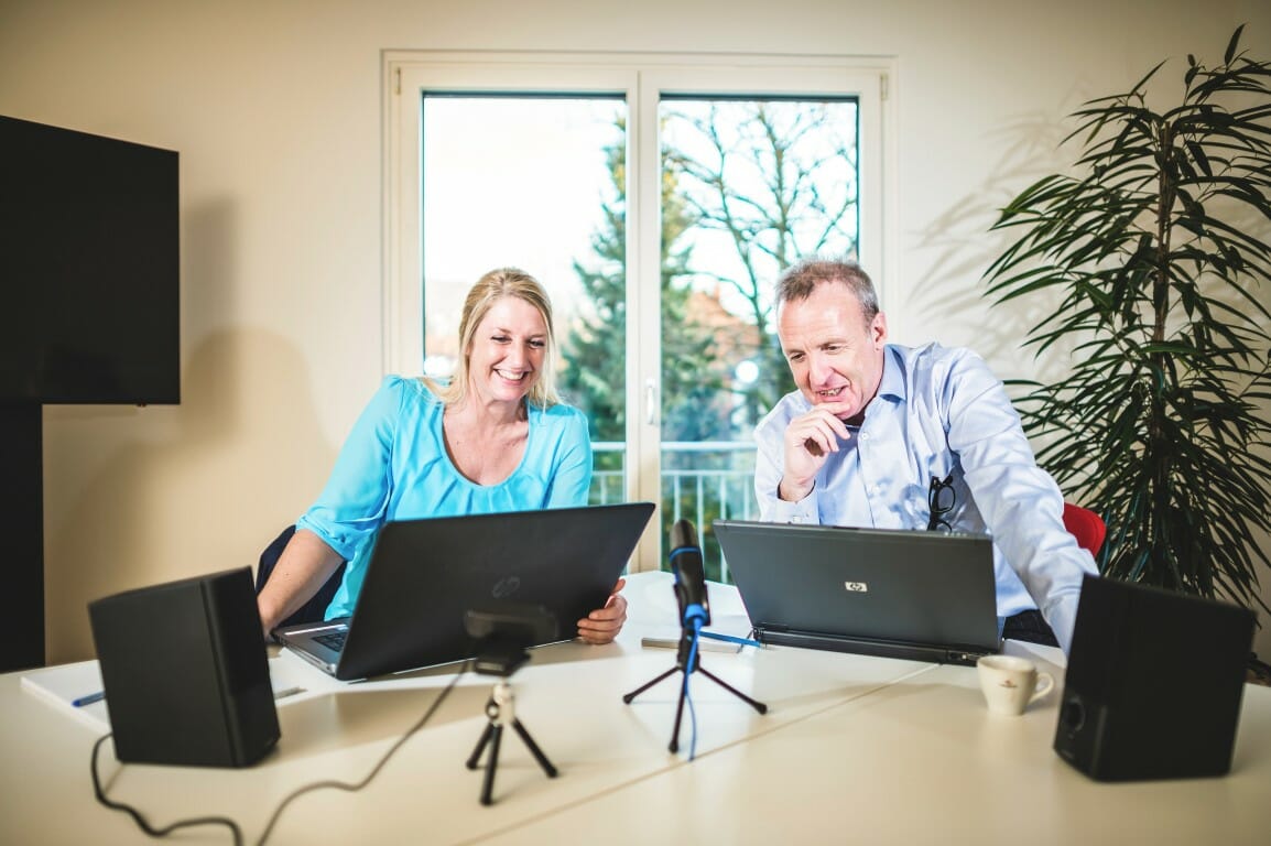 Webinar bei Finsolutions mit Lea Deredinger & Markus Eberhard