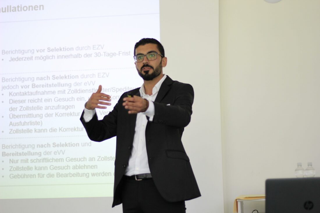 Olcay Erden Zollseminar Exportabwicklung Referent