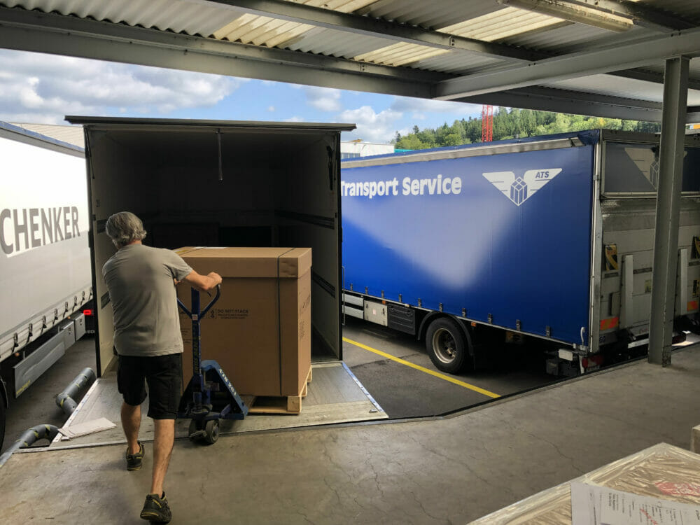 Die Beladung eines LKW liegt bei Incoterms® FCA in der Verantwortung des Verkäufers