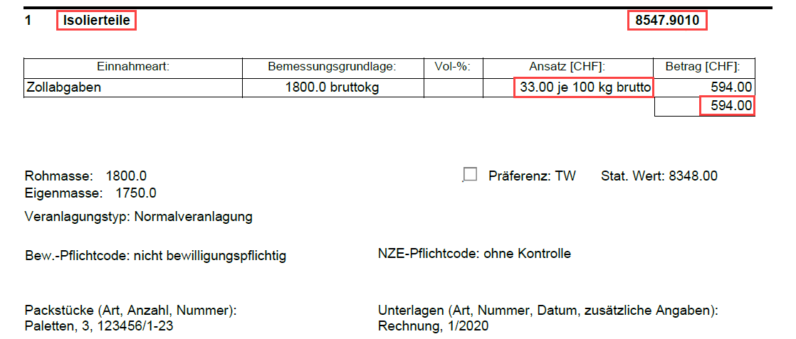 Wie hoch darf eine Proforma-Rechnung sein?