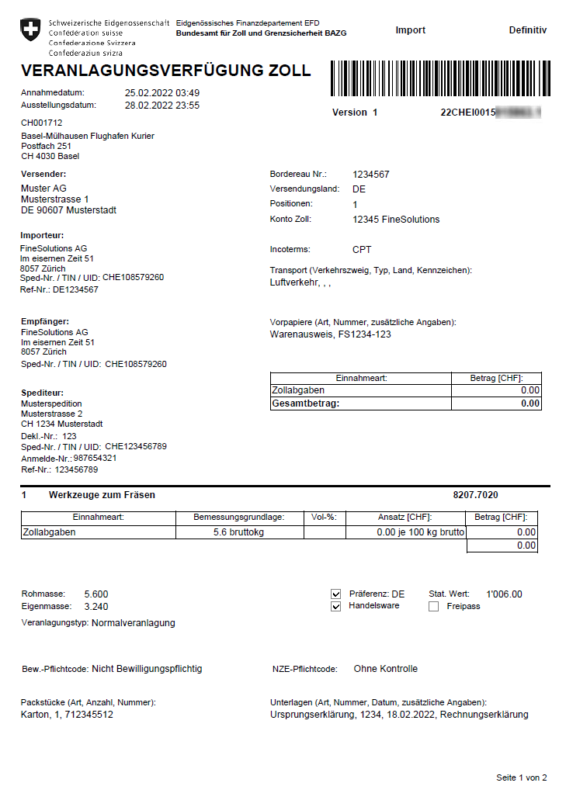 Alles zur elektronischen Veranlagungsverfügung (eVV) inkl. Vorlage