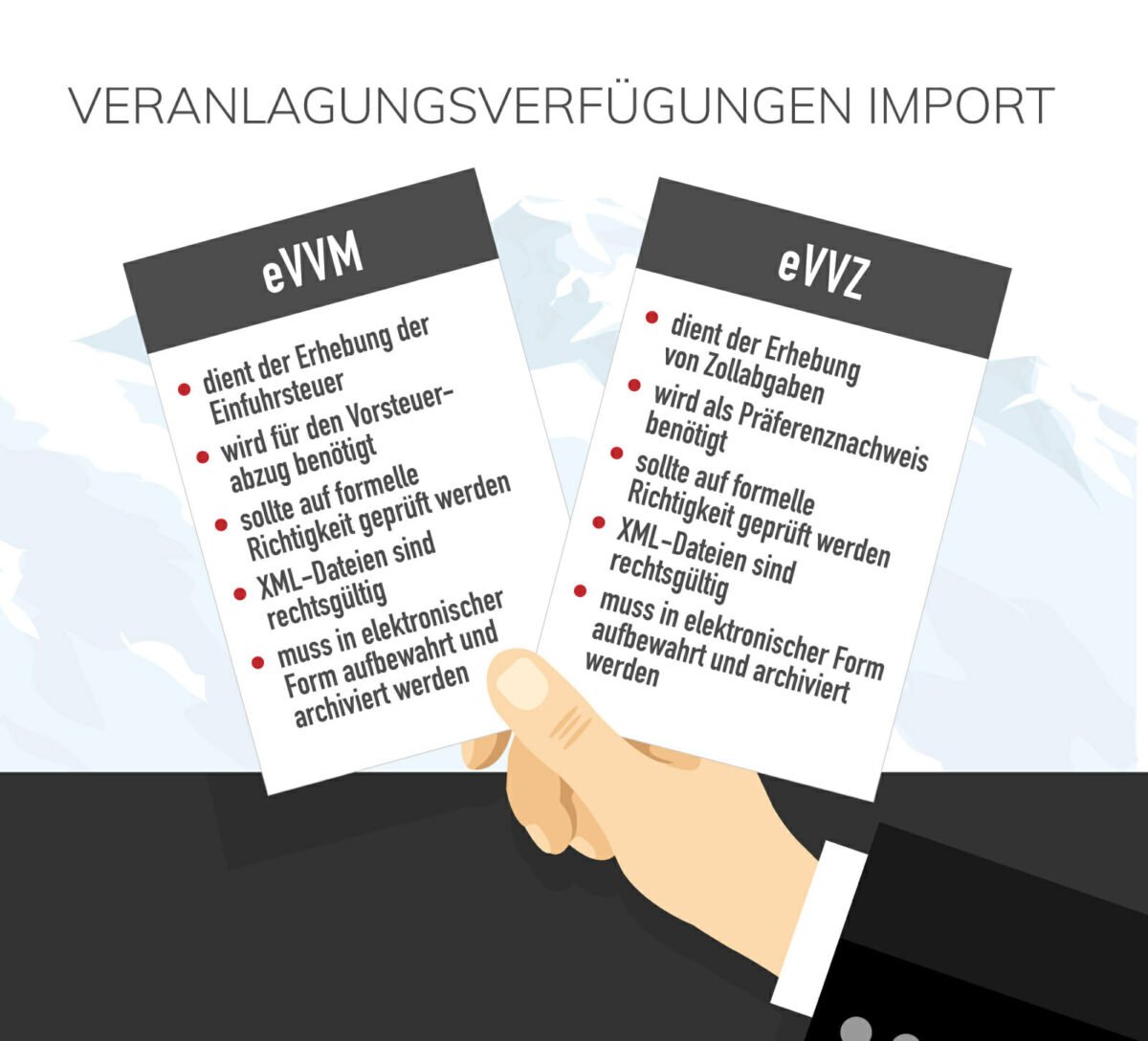 Veranlagungsverfügung Zoll / MWST / Ausfuhr