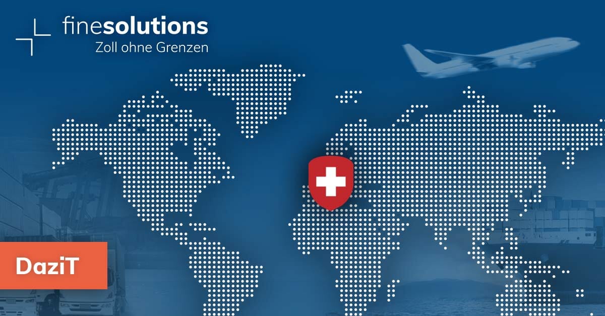 Weltkarte, bei der über der Schweiz ein Wappen mit der Schweizer Flagge zu sehen ist