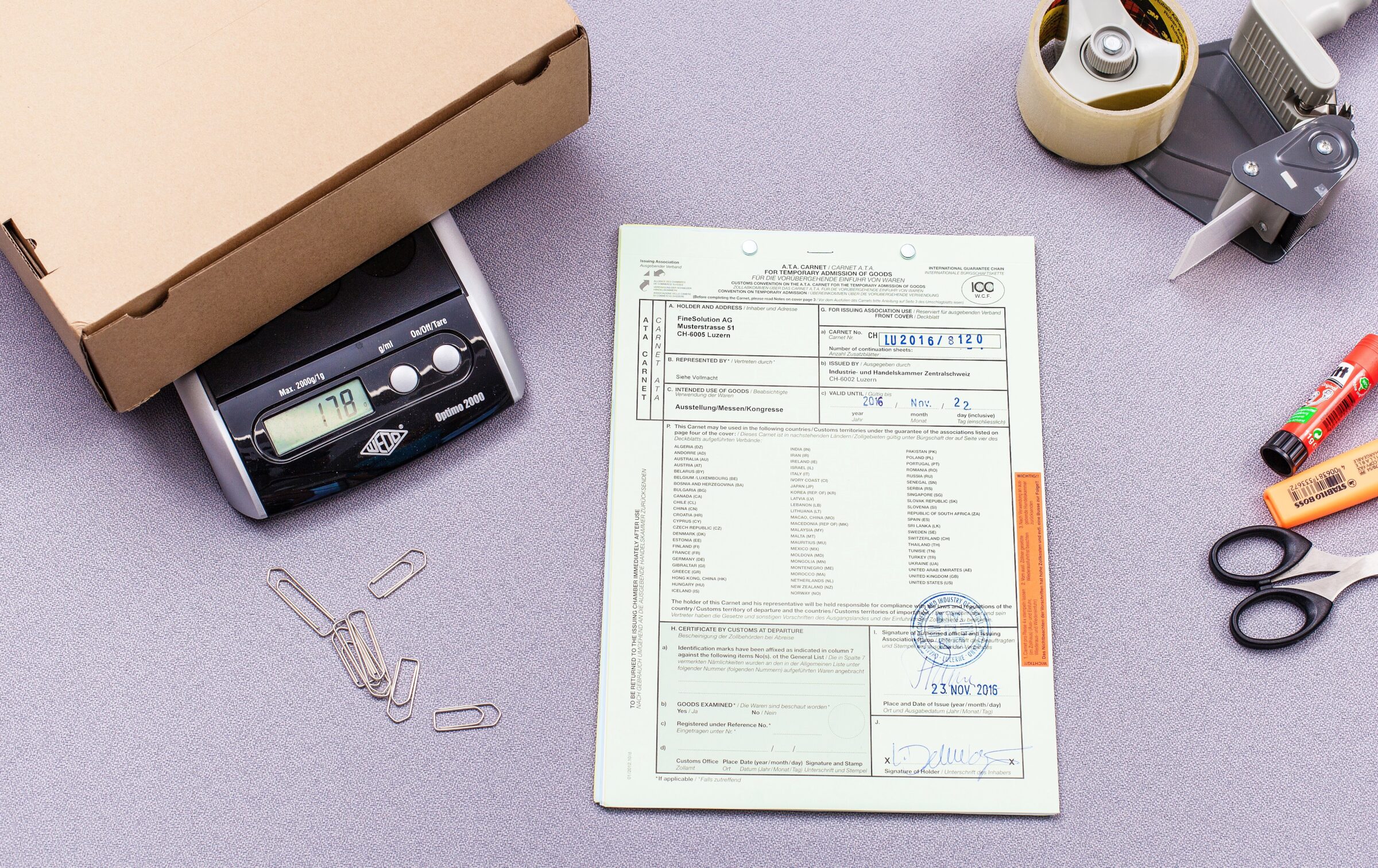 Ata Paper Carnet ATA – alles Wissenswerte aus Schweizer Sicht