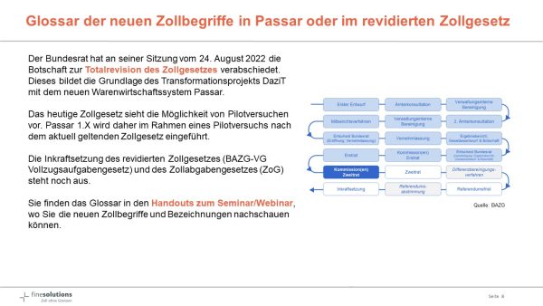 Folie 8 aus Präsentation des Seminars Passar