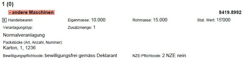 Warenbezeichnung Beispiel nicht aussagekräftig Verzollung Problem Ware steht Grenze e-dec Export Exporteur